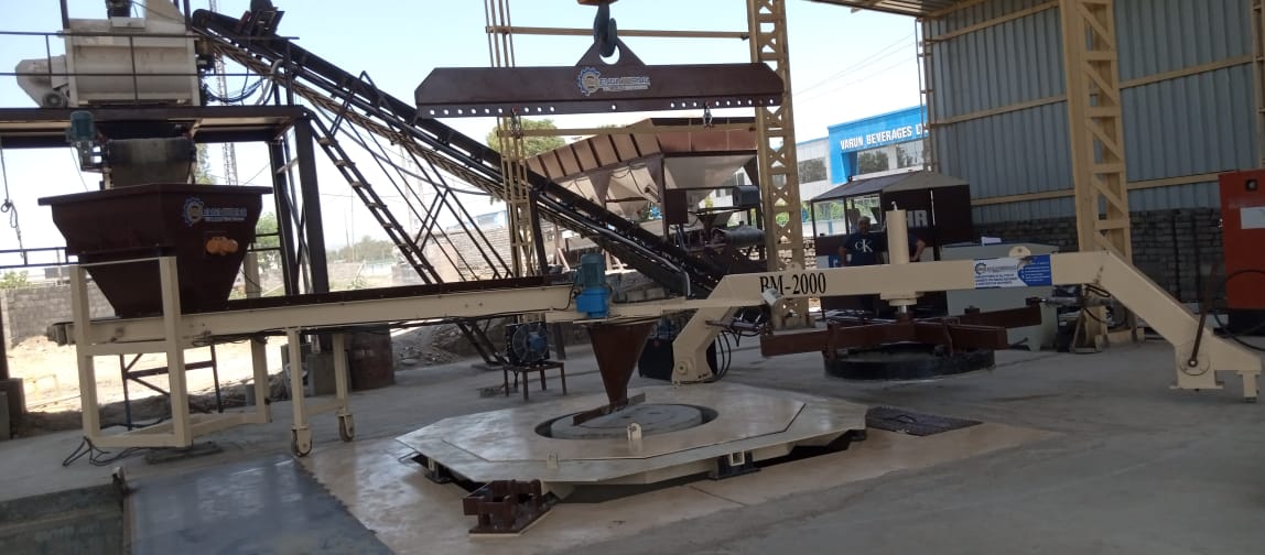 BM 2000 Vertical Concrete Pipe Making Machine